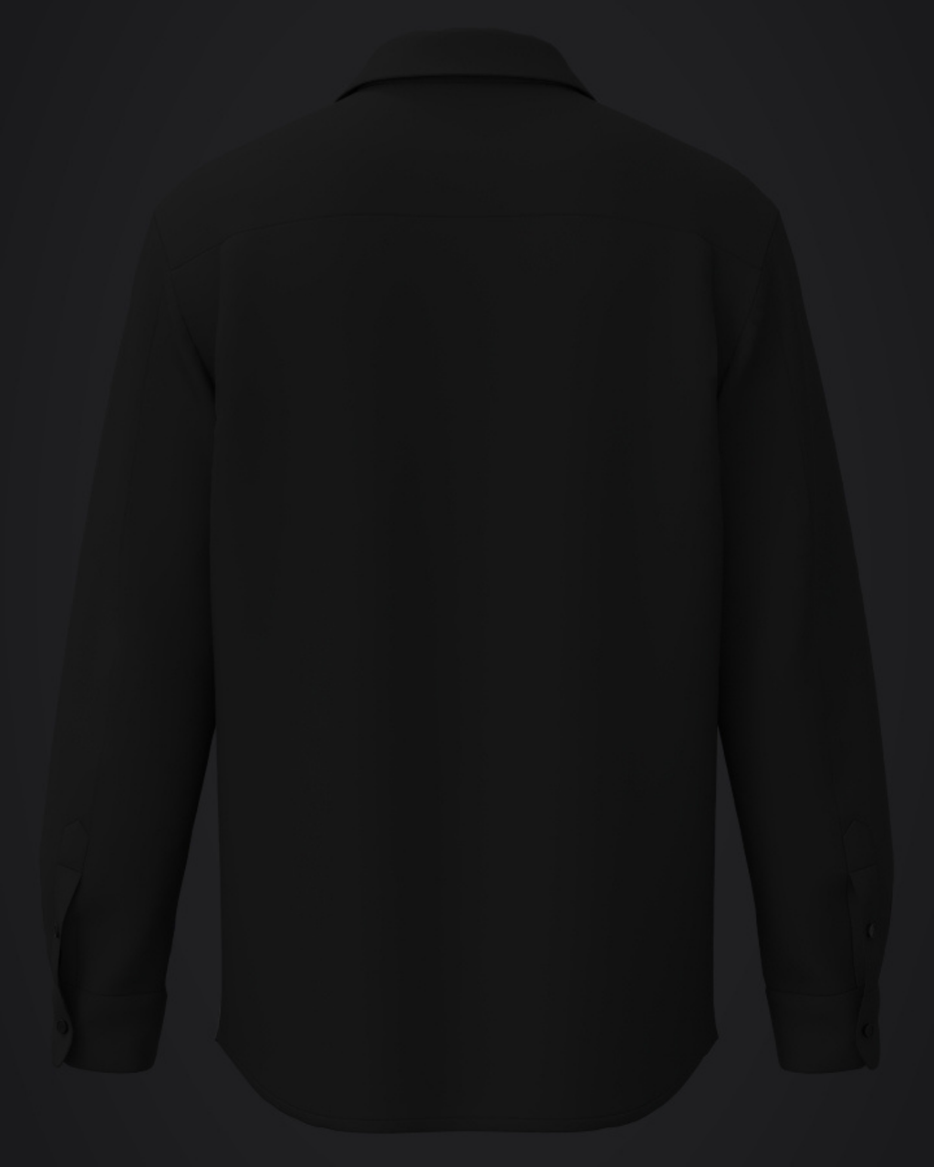 Phantom Wolf – Hand-Painted Premium Black Shirt