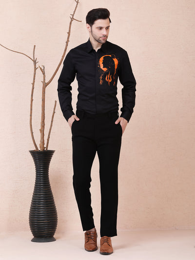 Divine Shiva” Hand-Painted Shirt