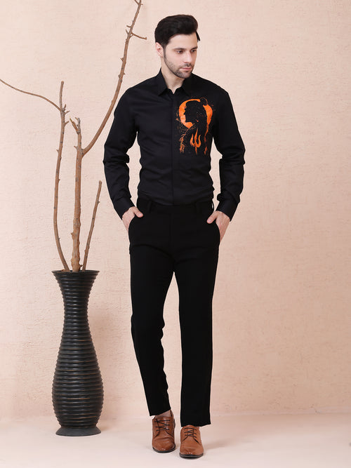 Divine Shiva” Hand-Painted Shirt