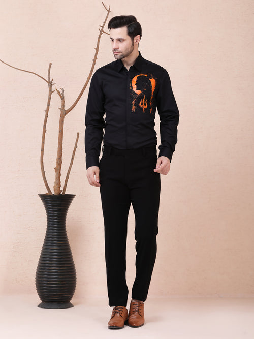 Divine Shiva” Hand-Painted Shirt