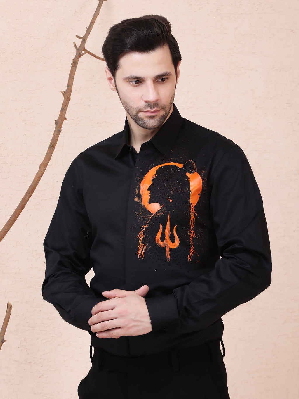 Divine Shiva” Hand-Painted Shirt