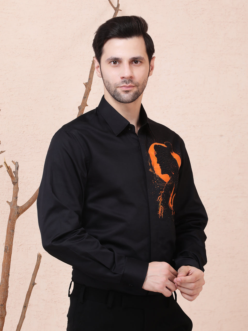 Divine Shiva” Hand-Painted Shirt