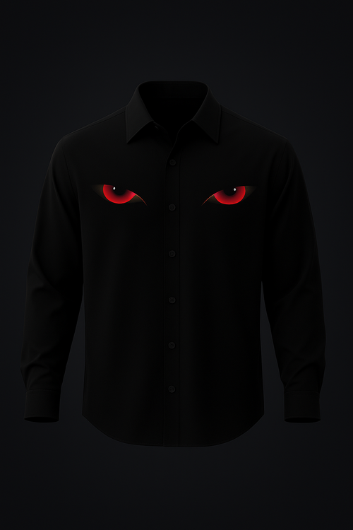 Hand-Painted “Money Eyes” Shirt – 100% Premium Japanese Giza Cotton | Bold Streetwear Art